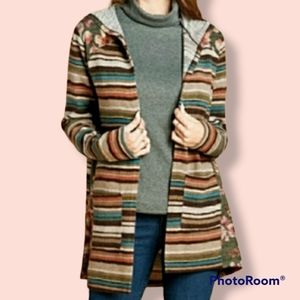 🍁NWOT Brushed Hacci Hooded Cardigan🍁